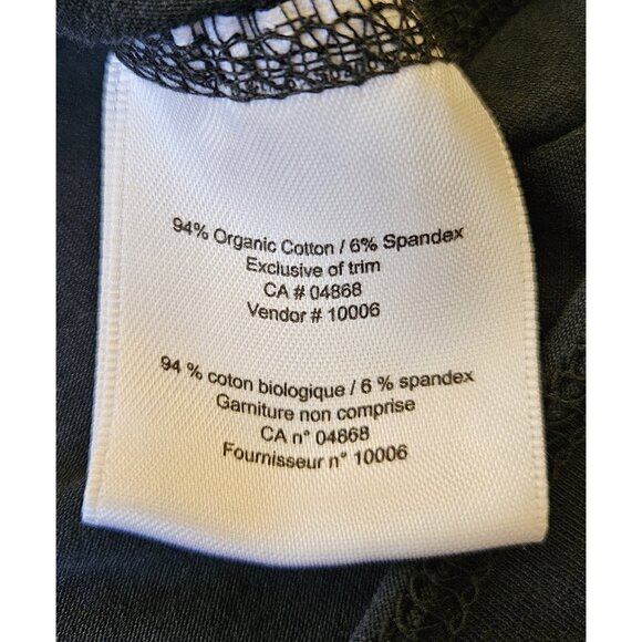 MEC women's Small basic black short sleeve v-neck tee t-shirt top - Picture 6 of 10